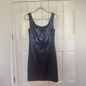 NWT navy sequin dress